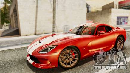 Dodge Viper SRT GTS 2013 IVF (MQ PJ) HQ Dirt para GTA San Andreas