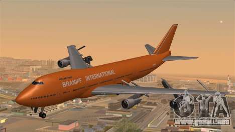 Boeing 747 Braniff para GTA San Andreas