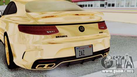 Brabus 850 Gold para GTA San Andreas