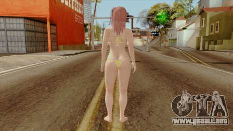 DoA5 Honoka Bikini para GTA San Andreas