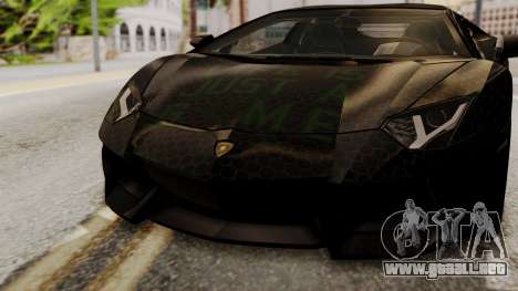 Lamborghini Aventador LP-700 Razer Gaming para GTA San Andreas