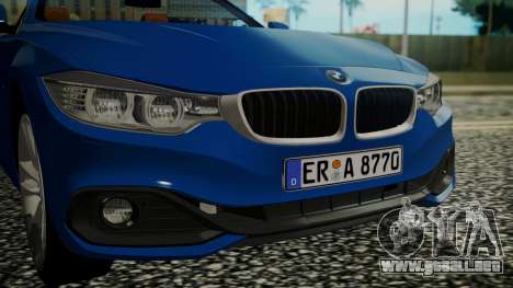 BMW M4 F32 Convertible 2014 para GTA San Andreas