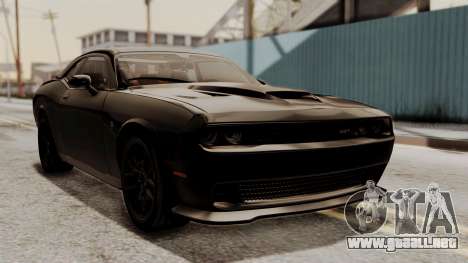 Dodge Challenger SRT Hellcat 2015 IVF para GTA San Andreas