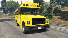 Clásico autobús de la escuela para GTA 5