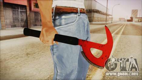 Plane Axe from The Forest para GTA San Andreas