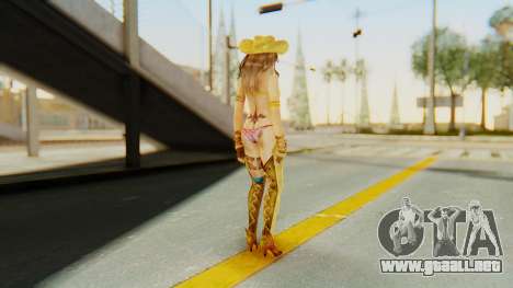 Gold Cowgirl para GTA San Andreas
