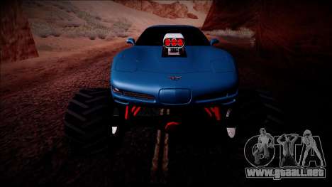 Chevrolet Corvette C5 Monster Truck para GTA San Andreas
