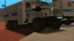 Ural 4320 la policía antidisturbios para GTA San Andreas