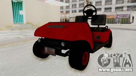 GTA 5 Gambler Caddy Golf Cart para GTA San Andreas