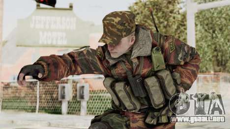 Battery Online Russian Soldier 10 v1 para GTA San Andreas