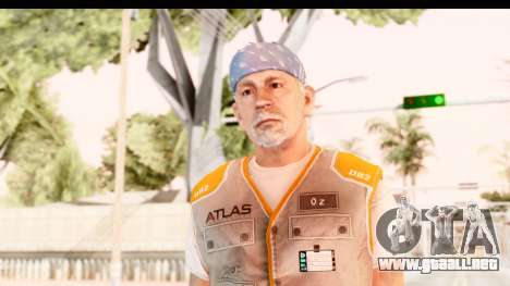 COD AW - John Malkovich Janitor para GTA San Andreas