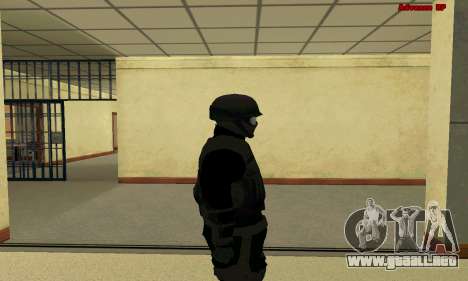 La piel de la FIB SWAT de GTA 5 para GTA San Andreas