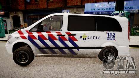 Mercedes-Benz Vito 115 CDI Dutch Police para GTA 4