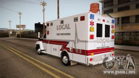 Chevrolet C4500 2008 Ambulance para GTA San Andreas