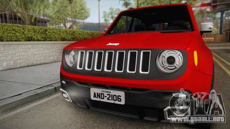Jeep Renegade 2017 para GTA San Andreas