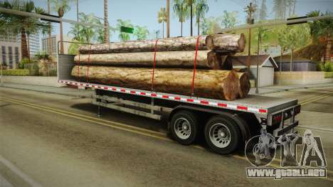GTA 5 Log Trailer v3 para GTA San Andreas