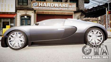 Bugatti Veyron 16.4 v1.7 para GTA 4