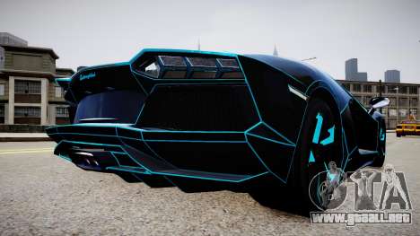 Lamborghini Aventador TRON Edition para GTA 4