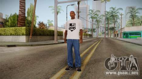 Camiseta blanca con la marca W. C. Choppers para GTA San Andreas