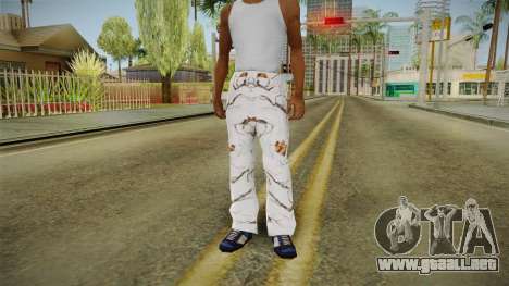 Camuflaje pantalones para GTA San Andreas