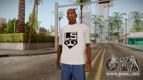 Camiseta blanca con la marca W. C. Choppers para GTA San Andreas