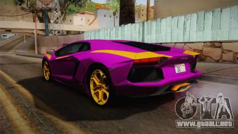 Lamborghini Aventador The Joker para GTA San Andreas