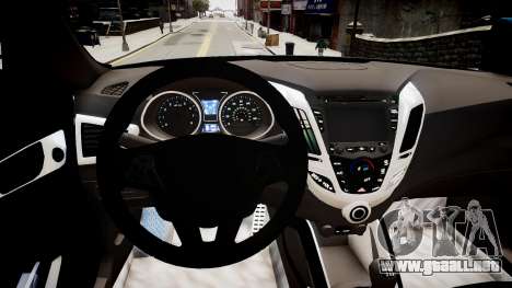 Hyundai Veloster Turbo 2012 vs 2.0 by Mauricio para GTA 4