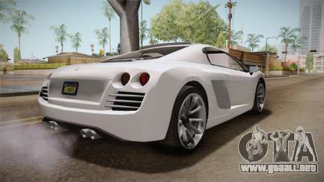 GTA 5 Pegassi Vacca 9F Roadster (Coupe) para GTA San Andreas