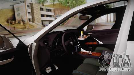 Lexus IS F 2009 Hachiraito para GTA San Andreas