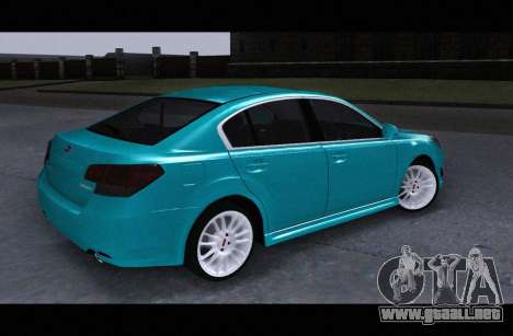 Subaru Legacy B4GT 2010 para GTA San Andreas