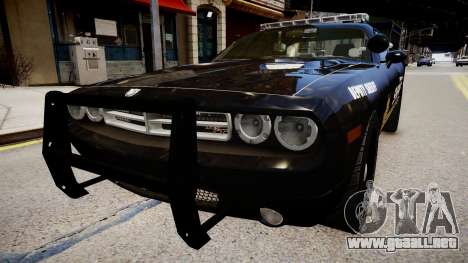 Dodge Challenger Liberty Sheriff 2010 para GTA 4