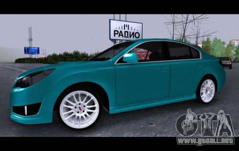 Subaru Legacy B4GT 2010 para GTA San Andreas