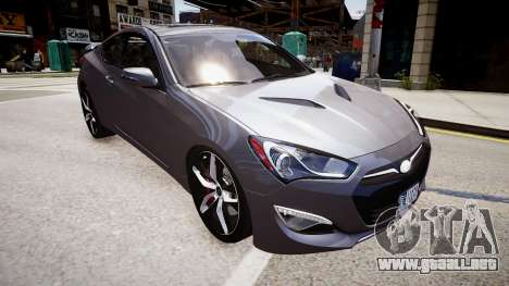 Hyundai Genesis Coupe13 ARAS para GTA 4
