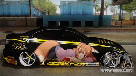 Lexus IS F 2009 Hachiraito para GTA San Andreas