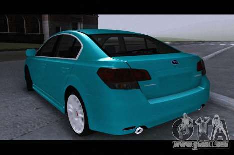 Subaru Legacy B4GT 2010 para GTA San Andreas