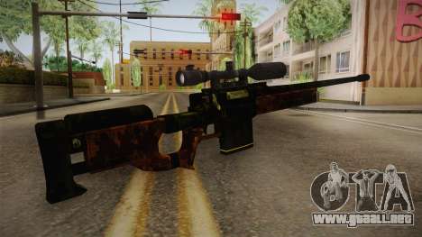 Sniper Estilo Ejercito Mexicano para GTA San Andreas