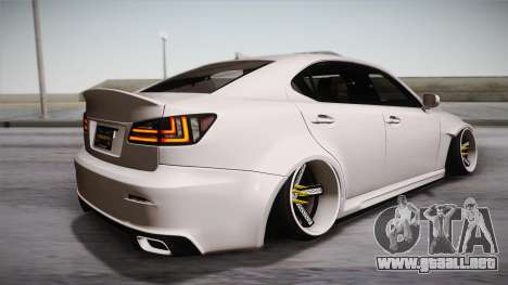 Lexus IS F 2009 Hachiraito para GTA San Andreas