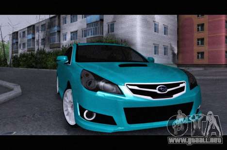 Subaru Legacy B4GT 2010 para GTA San Andreas