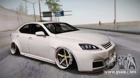 Lexus IS F 2009 Hachiraito para GTA San Andreas