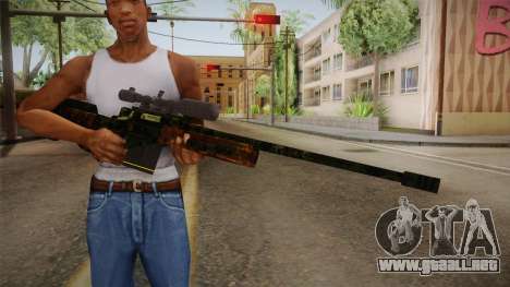 Sniper Estilo Ejercito Mexicano para GTA San Andreas