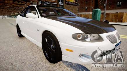 Pontiac GTO blanco para GTA 4
