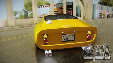Ferrari 250 GTO (Series I) 1962 IVF PJ2 para GTA San Andreas