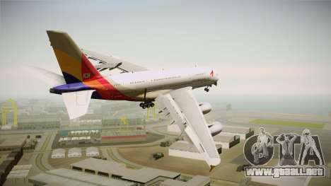 Airbus A380 Asiana Airline para GTA San Andreas