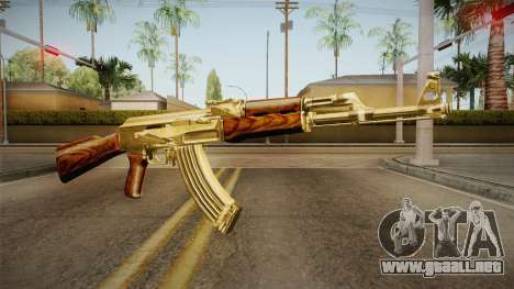 AK-47 Gold para GTA San Andreas