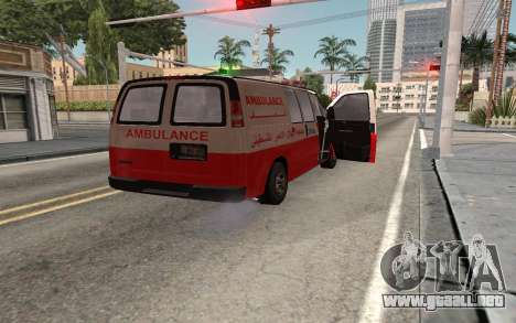 Ambulancia Palestina para GTA San Andreas