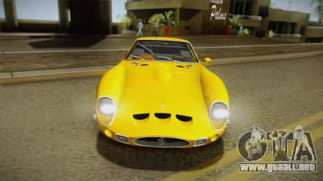 Ferrari 250 GTO (Series I) 1962 IVF PJ2 para GTA San Andreas