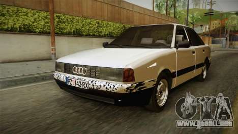 Audi 80 B3 V8 para GTA San Andreas