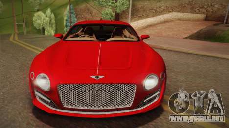 Bentley EXP 10 Speed 6 para GTA San Andreas
