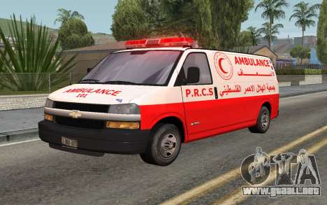 Ambulancia Palestina para GTA San Andreas