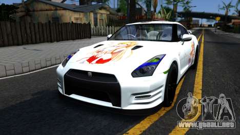 Nissan GT-R R35 - Sword Art Online para GTA San Andreas